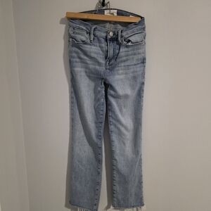 Frame Denim Light Blue Ankle Jeans